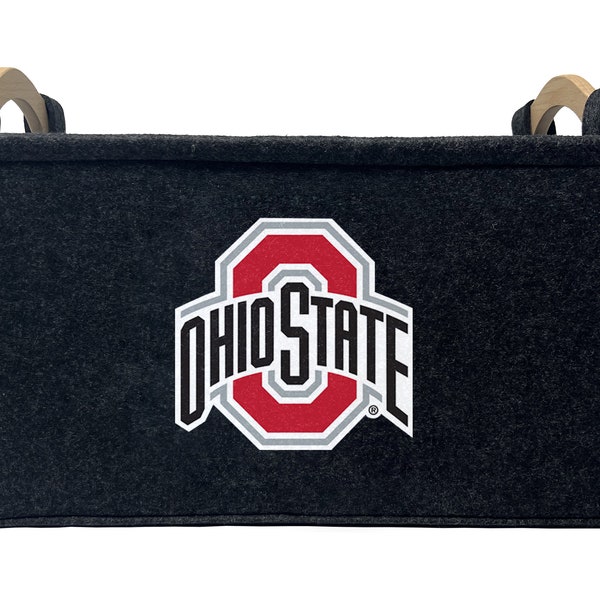 Ohio State Buckeyes Officially Licensed Basket | Great for Home Decor & Dog Toys