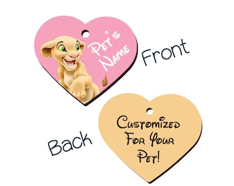 Nala | Disney 2-Sided Pet Id Tag for Dogs & Cats | Personalized for Your Pet