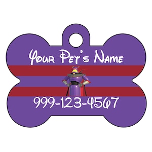 Disney Toy Story Emperor Zurg Custom Pet Id Dog Tag Personalized w/ Name & Number