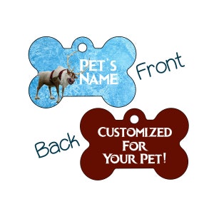 Sven | Disney 2-Sided Pet Id Dog Tag | Personalized for Your Pet