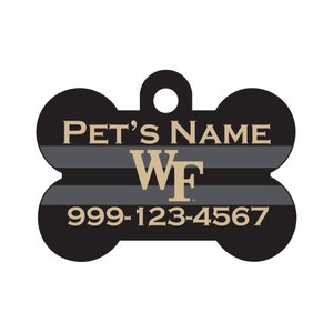Wake Forest Demon Deacons Pet Id Dog Tag | Officially Licensed | Personalized for Your Pet