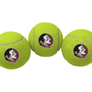 Florida State Seminoles NCAA Tennis Ball 3 Pack | Durable & Great for Dogs of all Sizes | Officially Licensed
