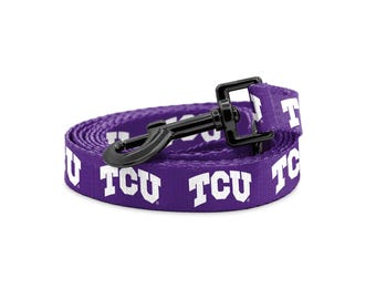 TCU Horned Frogs 6 Foot Dog Walking Leash | Officially Licensed