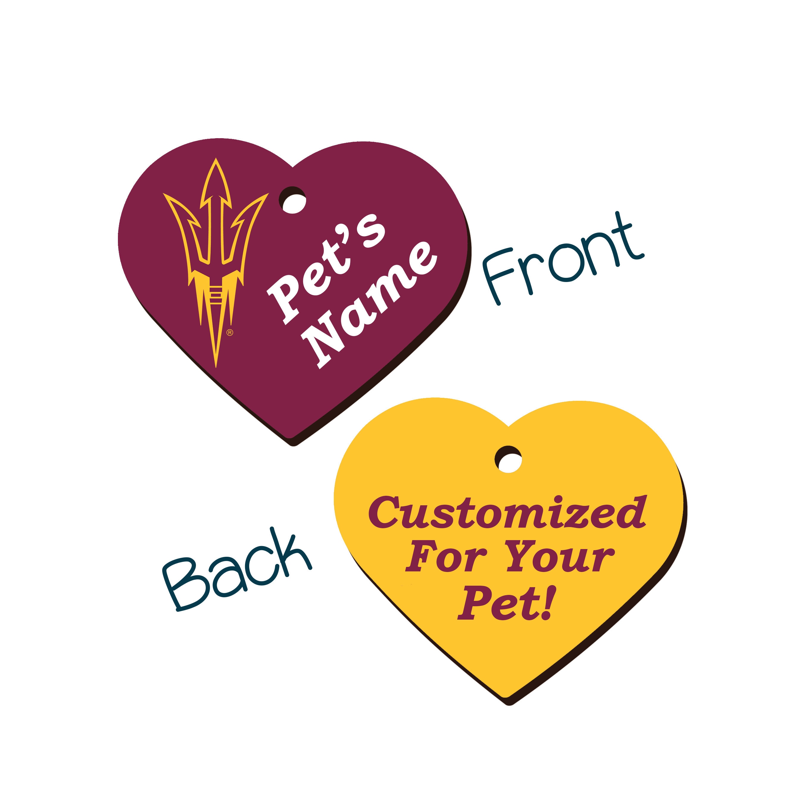 Asu Dog Bandana Etsy
