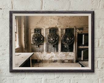 Asylum Autolaves, Asylum Urban Exploration Fine Art Photography, Verlassene Dystopie Fotografie, Georgia Urban Decay Fine Art Print