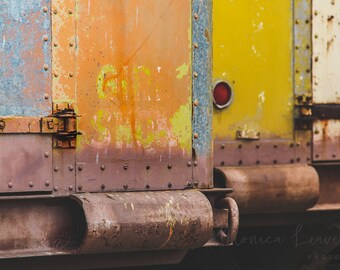Carny Series 4 of 4: Girl Show Trailer - Abandoned Vintage Carnival Trailer, Old Sideshow Fine Art Photograph, Wall Decor, Fine Art Print