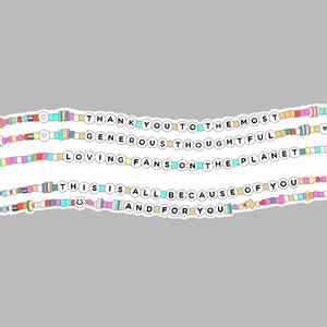 eras tour movie bracelets