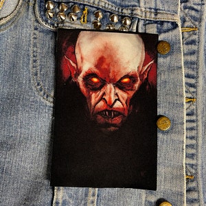 Nosferatu, cloth patch, vampire, canvas patch, fabric patch, vampire patch, DIY, gothic, battle vest, horror, classic horror, horror patch,