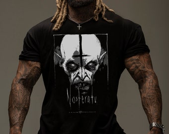 Nosferatu, tee, shirt, vampier, vampier shirt, Nosferatu shirt, occult., mens tee, goth tee, horror, horror tee, gothic, gothic tee, monster