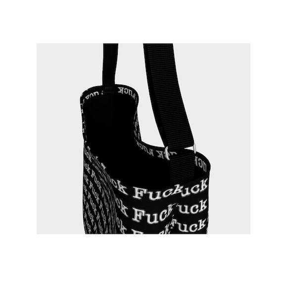 Fuck Bag, Fuck Tote, Gothic Bag, Offensive Bag, Offensive Purse
