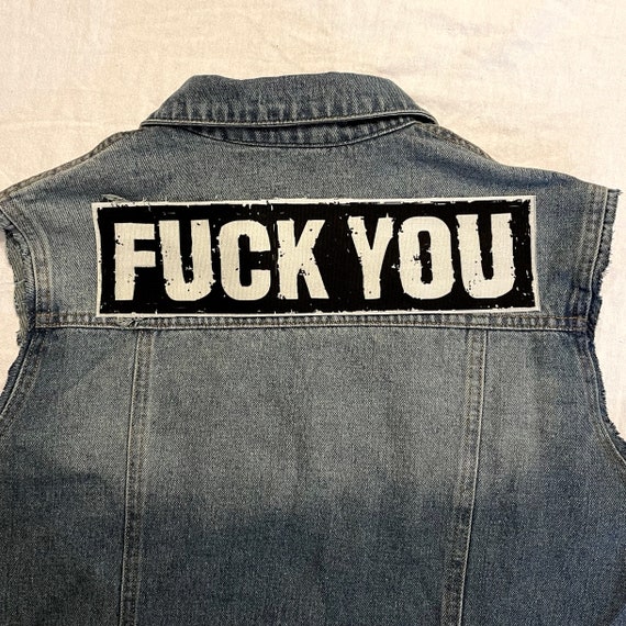 【WEIRDO】 FUCK U VEST (PIG SKIN) Shop Weirdo Vests