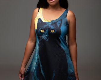 Black Cat Maxi Dress: Gothic Witchcore Boho V-neck Plus Size - Etsy Black Cat Maxi Dress: Gothic Witchcore Boho V-neck Plus Size - Etsy