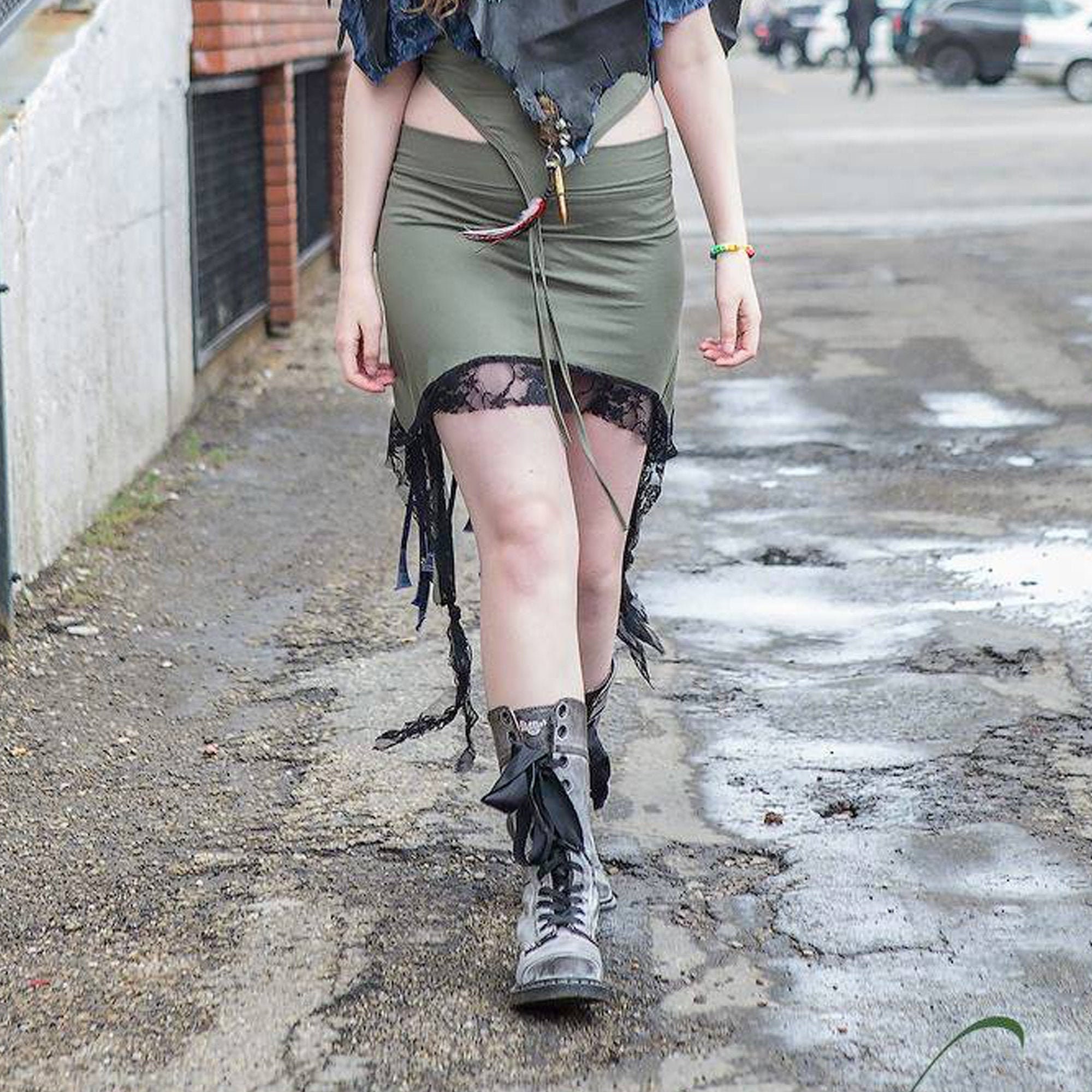 lace festival skirt