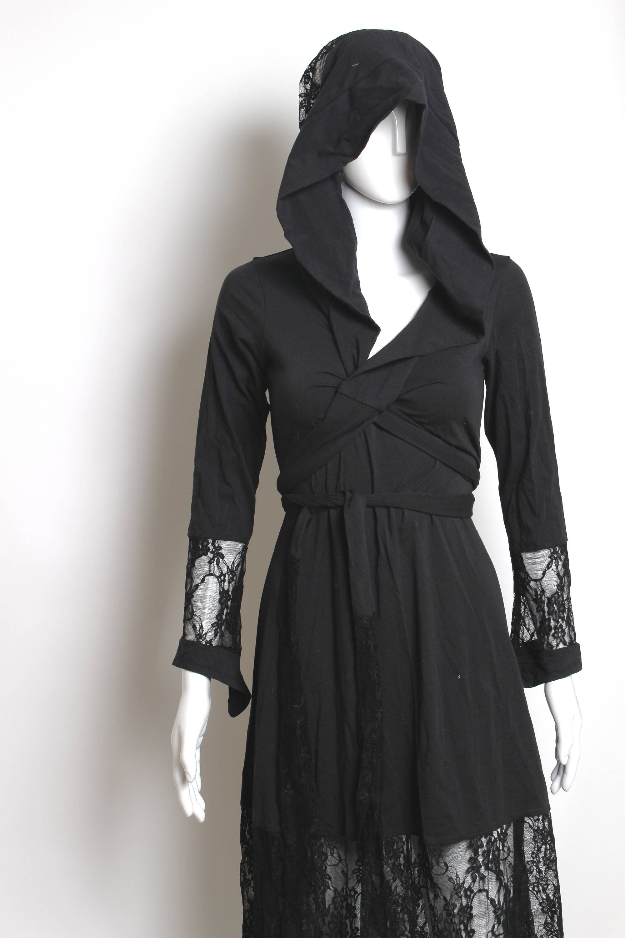 Who Accepts American Express >> black loose dress wiccan robe pagan dress gypsy short | Etsy Who Accepts American Express >> black loose dress wiccan robe pagan dress gypsy short | Etsy