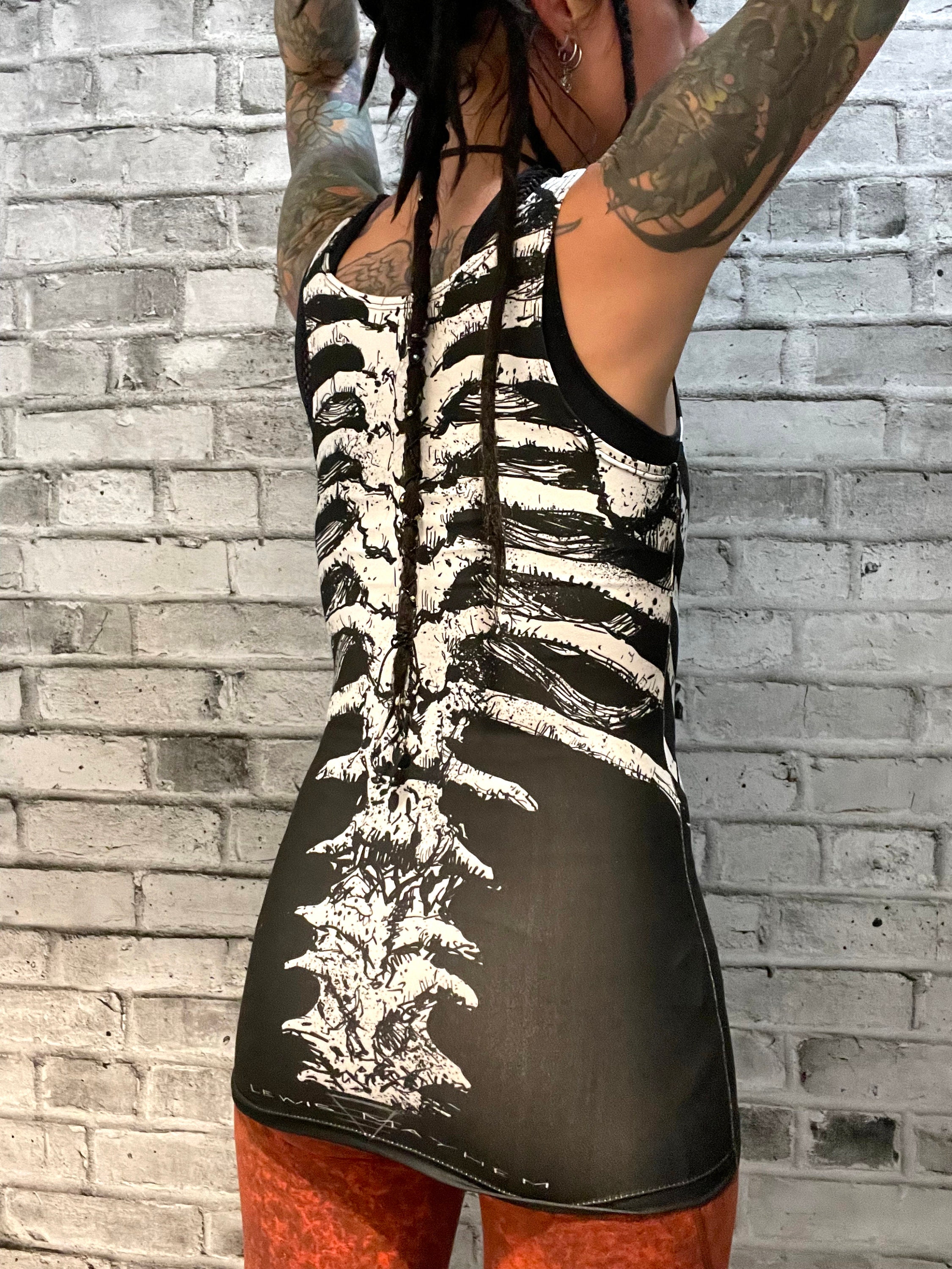 skeleton rib cage dress Rib Cage Dress
