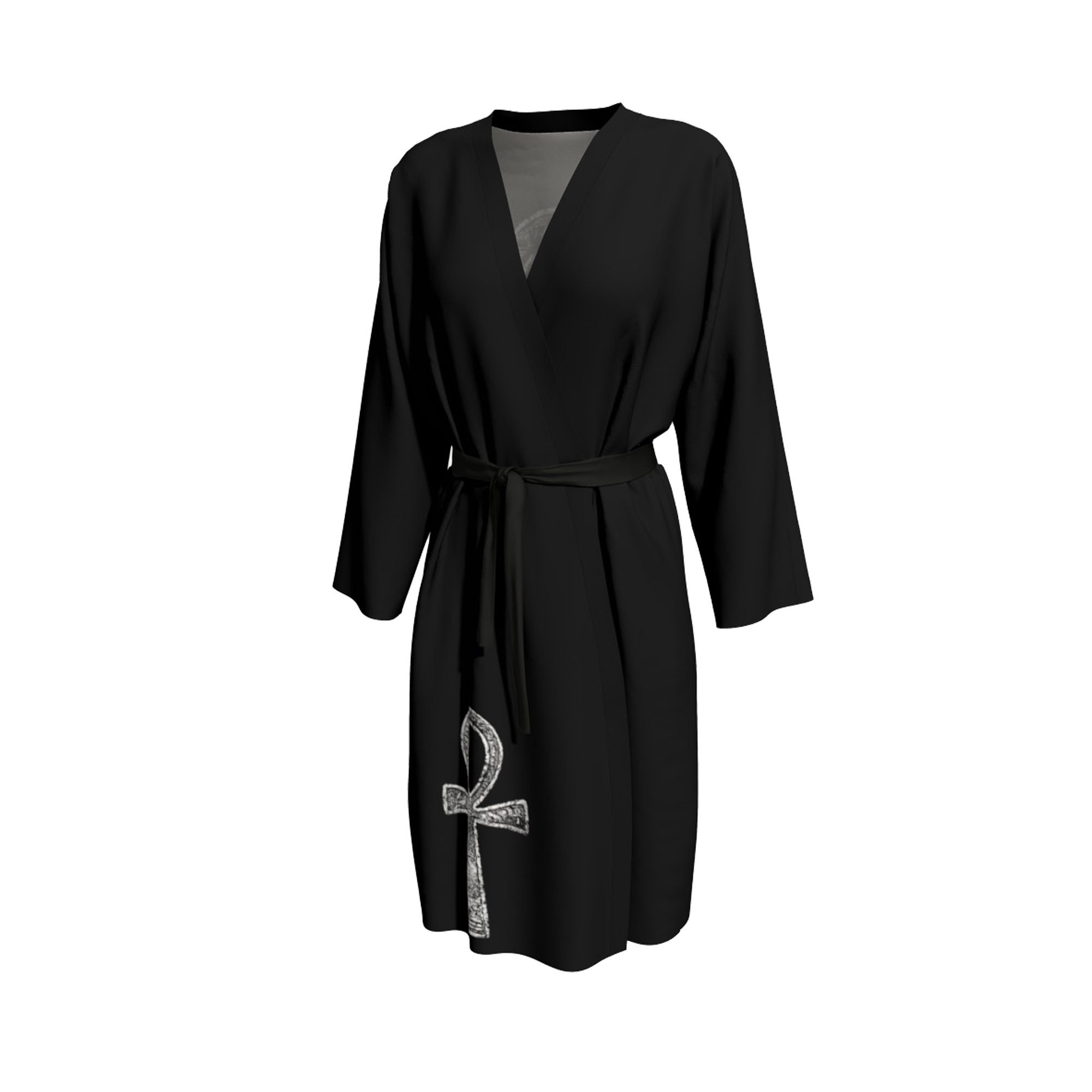 Ankh Kimono Sexy Robe Egyptian Ankh Death Occult Symbols | Etsy