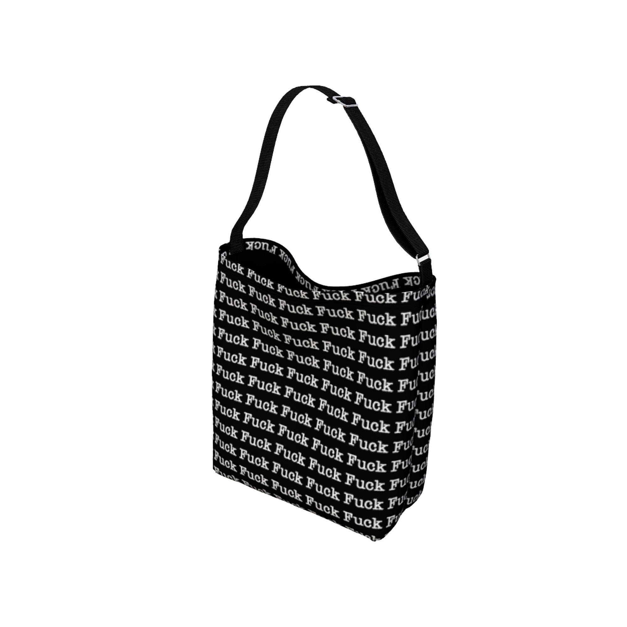 Fuck Bag, Fuck Tote, Gothic Bag, Offensive Bag, Offensive Purse