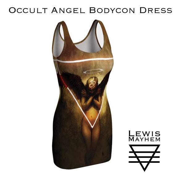 Angel Dress, Body Con, Occult Dress, Nat Jones, Witchcraft, Angel