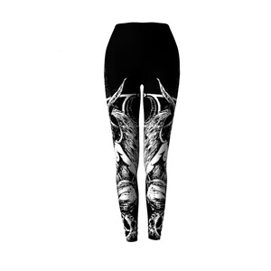 baphomet leggings, baphomet, satanic leggings, Satan, devil, hell, Lucifer, occult leggings, occult, Satanic Temple, Baphomet, Nat Jones