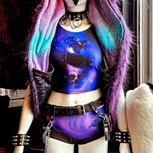 Mina Magic, swimwear, bat cat, swimsuit, cat swimsuit, winged cat, black cat, active wear, rave, bat cat swimsuit, cat bathing suit, cats,