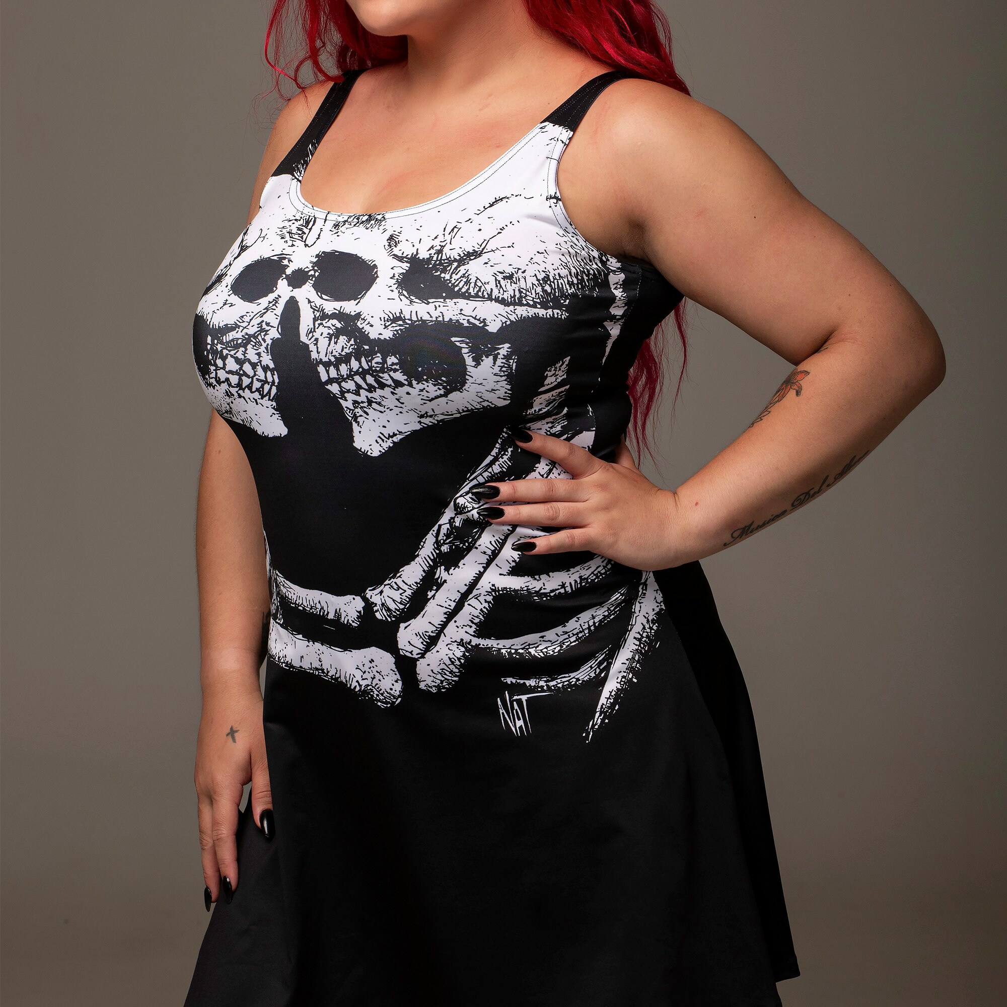 Plus size hotsell skull clothing