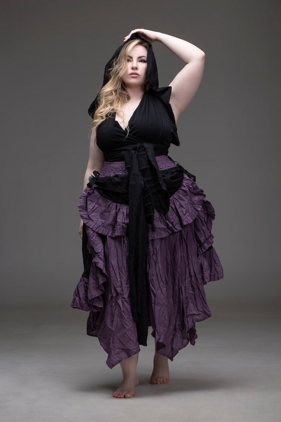 Ruffle hot sale skirt etsy