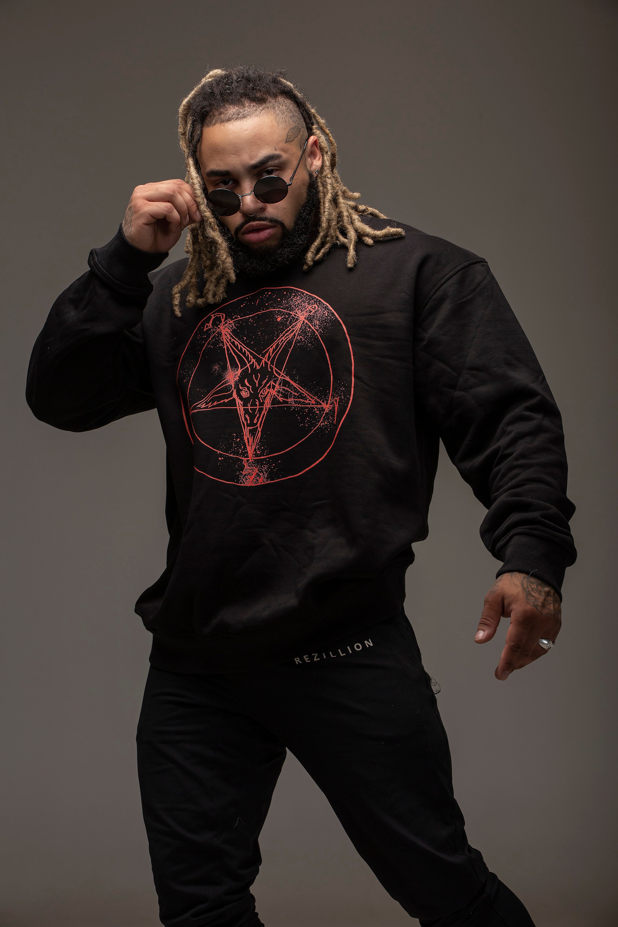 Satanic Sweat Shirt, Occult Clothing, Satan, Lucifer, Witchcraft