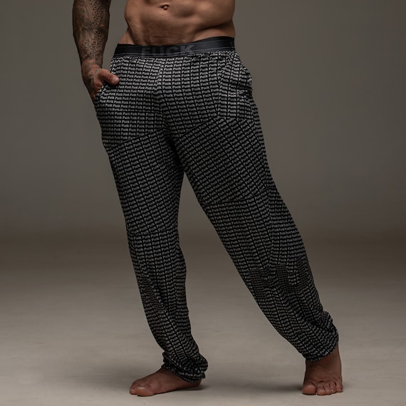 Fuck, Comfy Pants, FUCK, Fuck All Over Print, Offensive Pants, Pjs