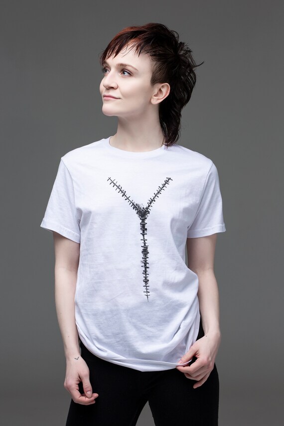 Y Incision Tee, Y Incision, Stitches, Stitch Tee, Stitched Shirt