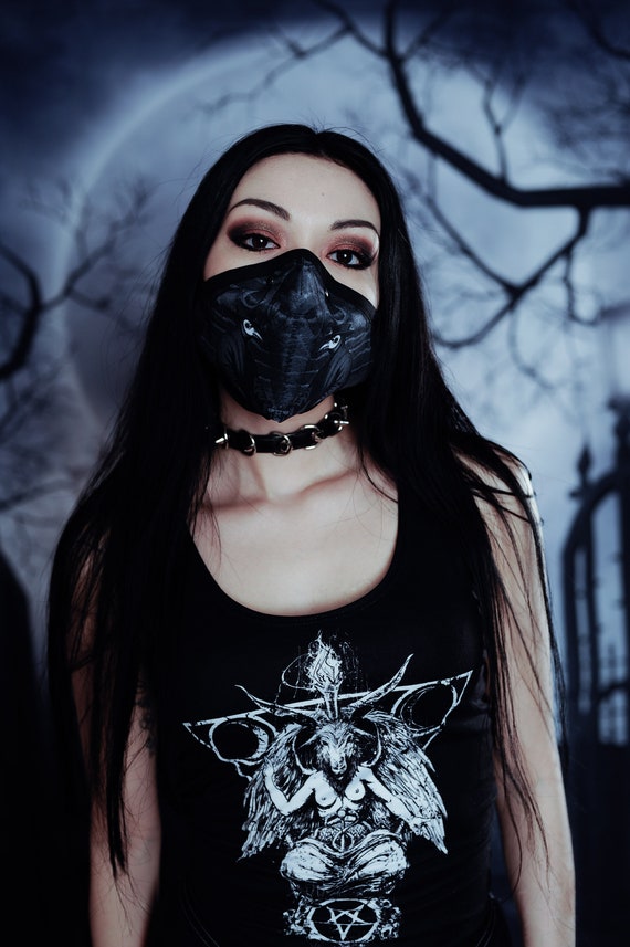 Baphomet Fitted Tank, Baphomet, Knights Templar, Satanic