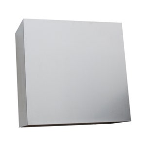 36" Stainless Steel Square Hood Vent Custom Color 3 Speed fan with LEDs