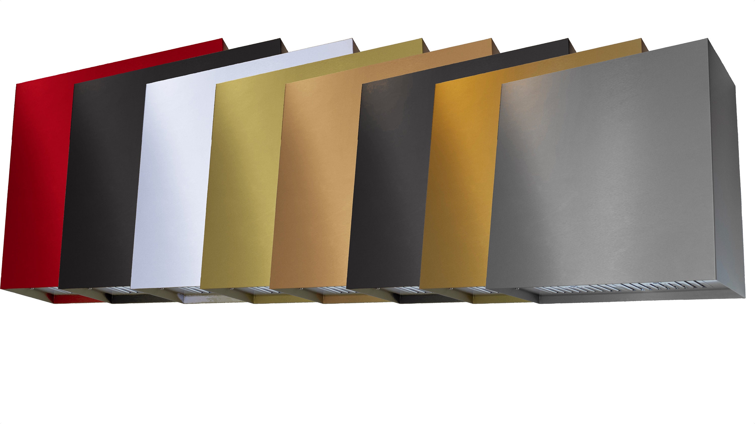 30 Stainless Steel Square Hood Vent Custom Color 3 Speed Etsy