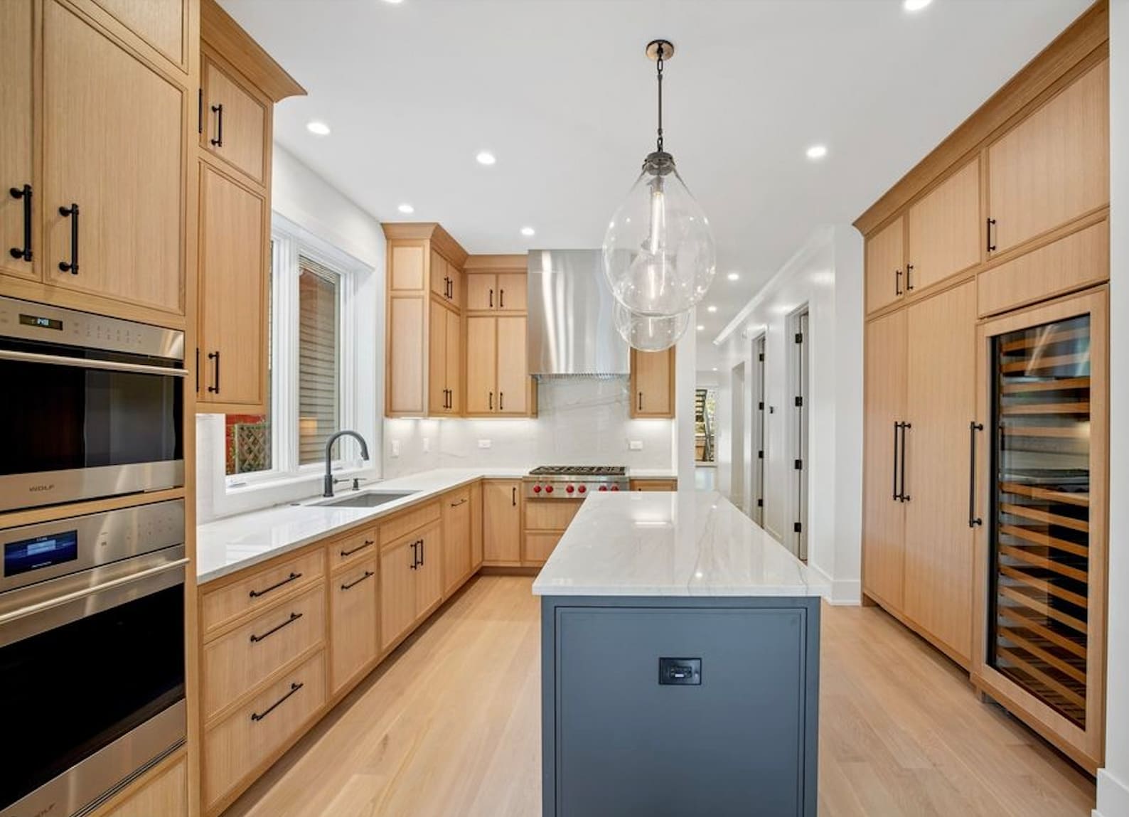 Gold Range Hood 30 Square Hood 3 Speed Fan With Leds Etsy