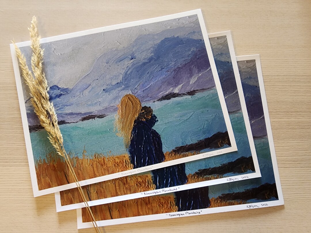 Norwegian Mountains Art Print - Photo Rag Paper - Etsy
