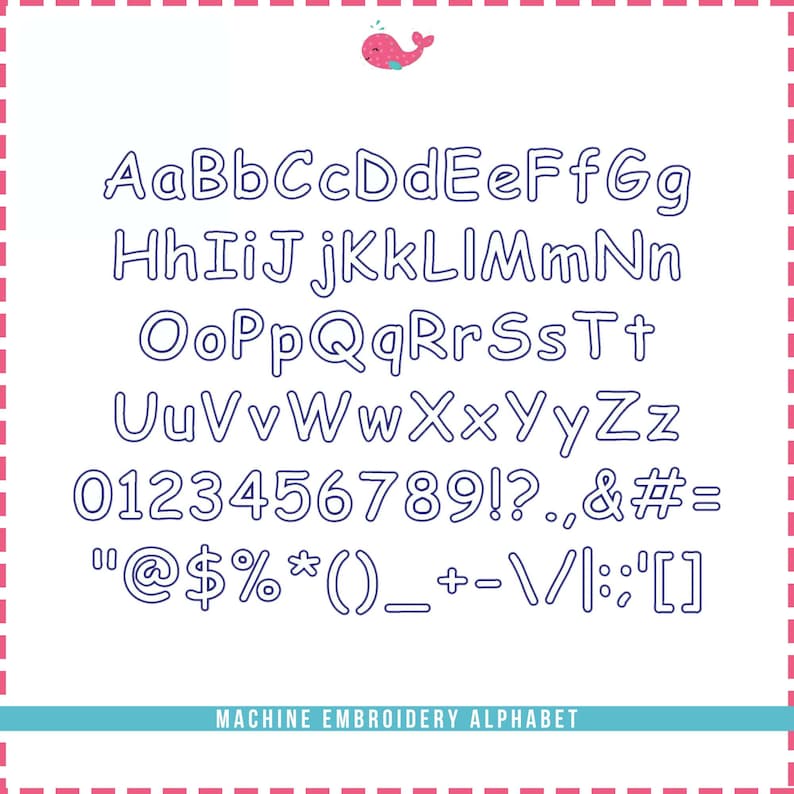 Comic Sans Bold Applique Font Machine Embroidery Alphabet Comic Sans Bold Appl