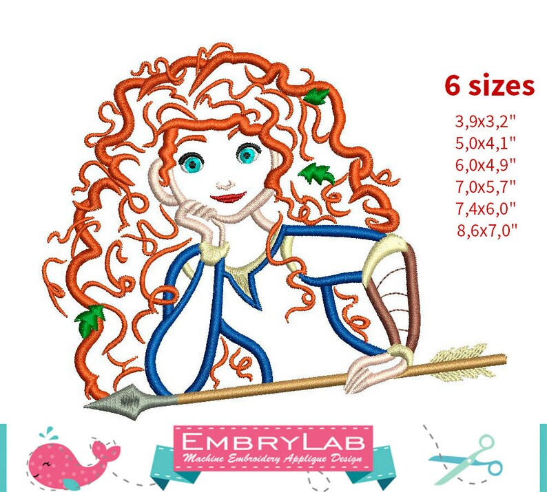 disney brave applique design disney brave applique design