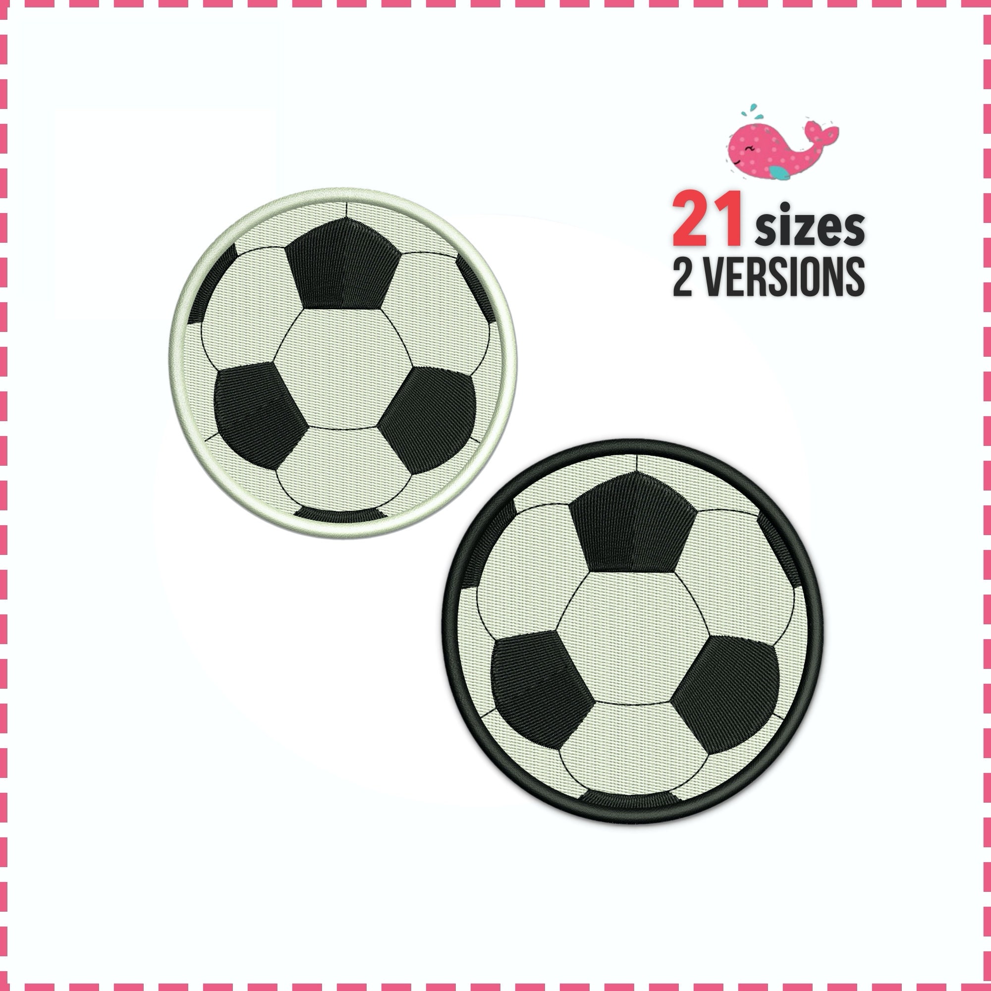 Soccer ball embroidery design machine embroidery design  etsy Soccer ball embroidery design machine embroidery design  etsy