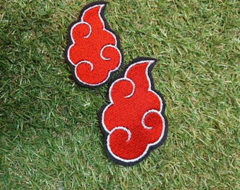 Akatsuki Clouds Cosplay Patch Anime