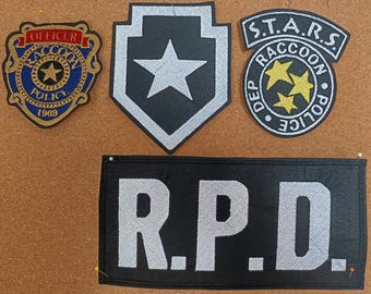 Resident Evil Leon Police Patch Embroidery Cosplay