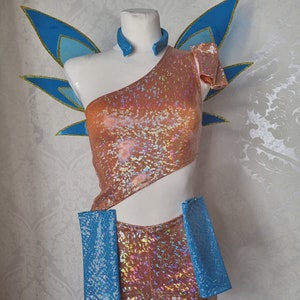 Stela Winx Club Charmix Full Cosplay With Wings Made to order S-L