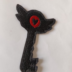 Hazbin Hotellnyckel Broderad Cosplay Patch