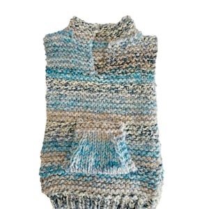 Ninny Vest 2 Knitting Pattern, Beginner Friendly Knit Vest, Chunky Knit Vest