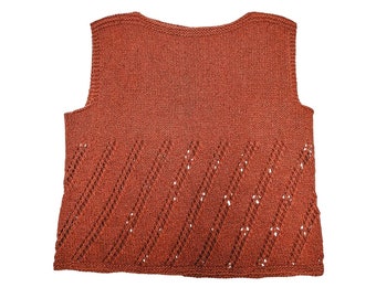 Isabelle Top Knitting Pattern, Women's Lace Summer Knit (Digital Download)