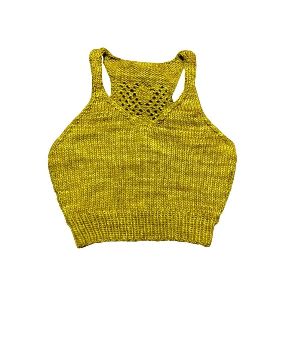 KNITTING PATTERN Knit Halter Top Knit Tank Top Summer Top Etsy