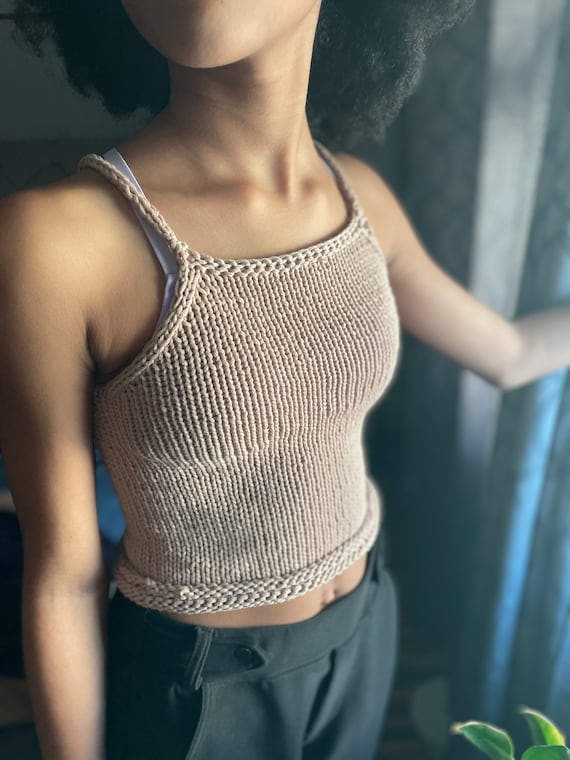 Aria Tank Top KNITTING PATTERN, Kids Knitting Pattern, Crop Aria Tank Top KNITTING PATTERN, Kids Knitting Pattern, Crop