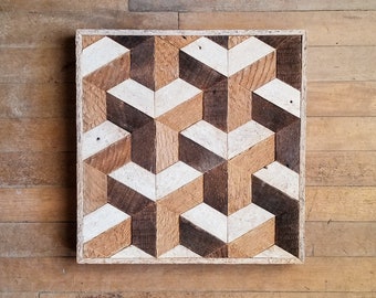 Reclaimed Wood Wall Art | Wood Wall Art | Wood Decor | Geometric Wood Art | Wood Wall Decor | Modern Wood Art | Wood Wall Decor | Wood Art |