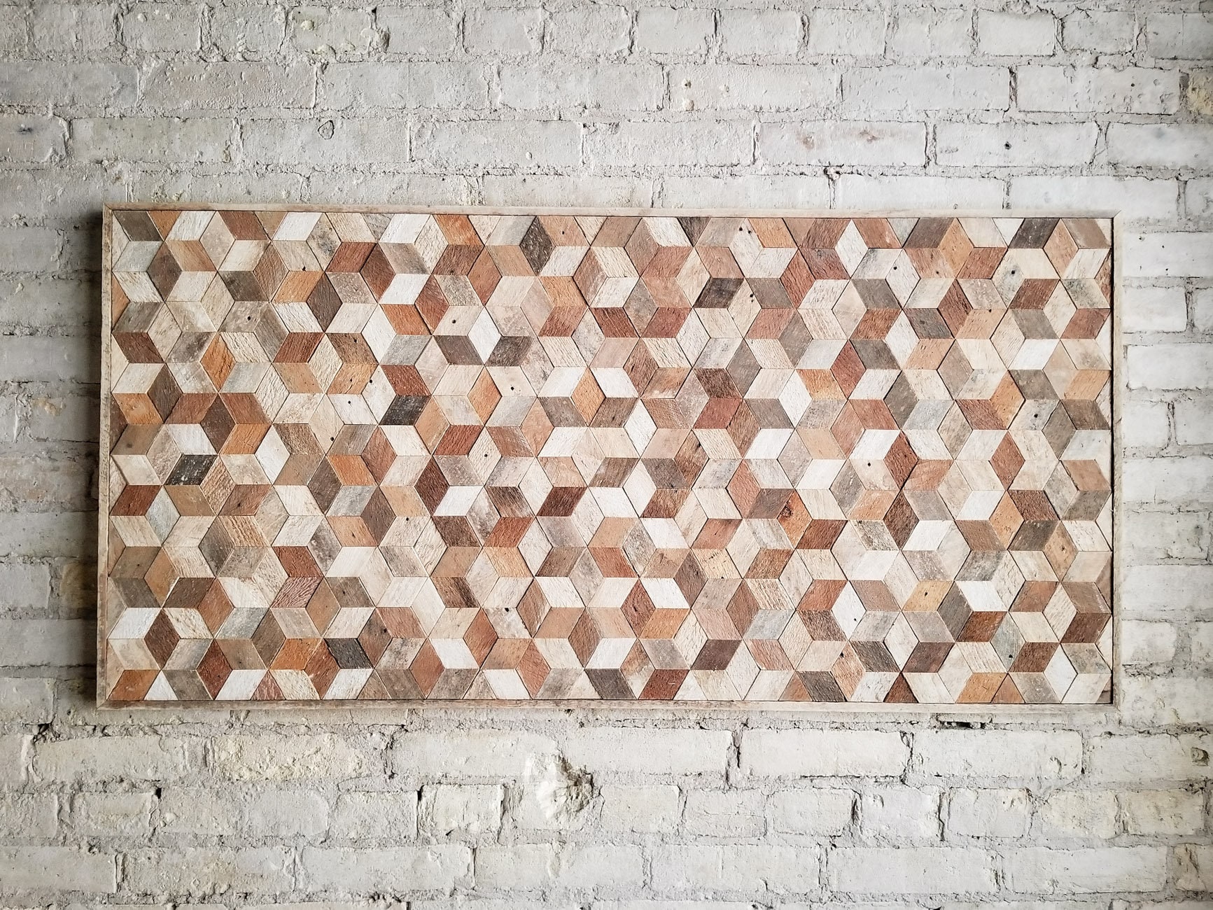 Reclaimed Wood Wall Art, Wood Wall Decor, Geometric Pattern, Large Wall Art,  Wood Wall Art, Minimalist Decor, Wood Sign, Modern Wood Art