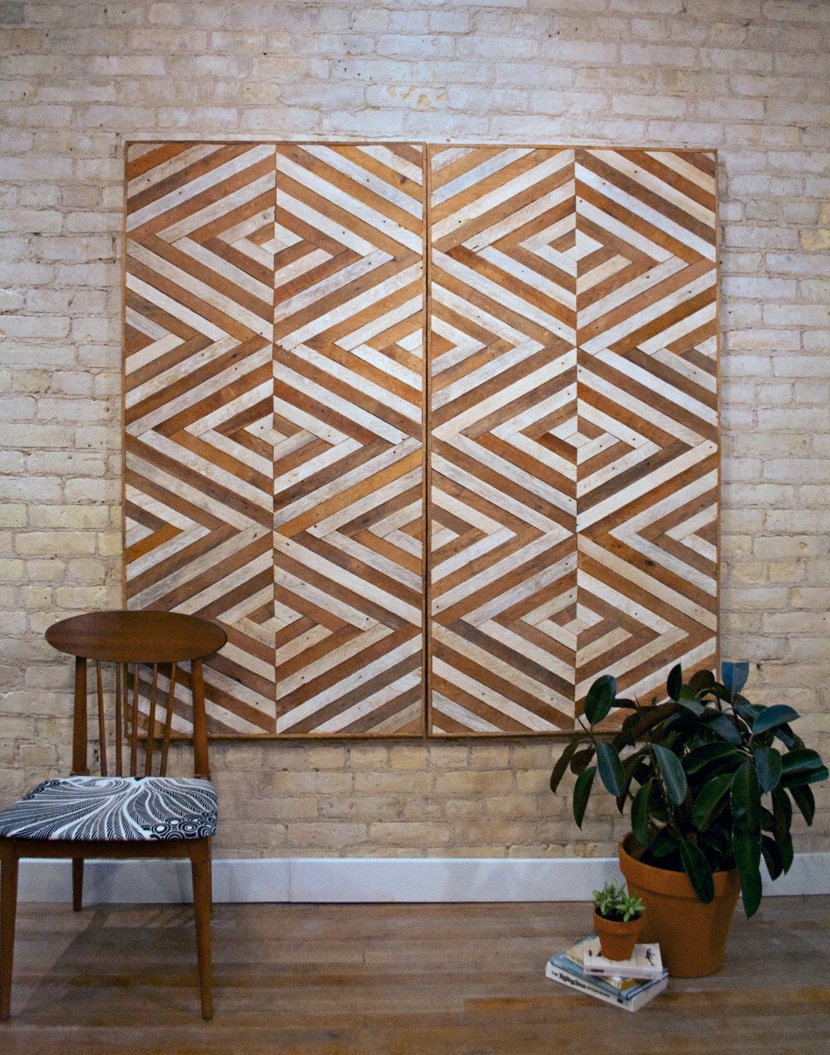 Wood Wall Art | Reclaimed Wood Wall Art | Queen Headboard | Wood