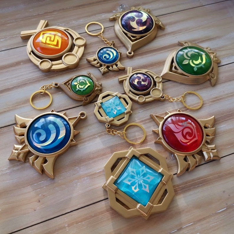 Genshin VISION SUMERU all Elements Etsy Canada