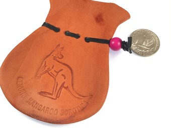 Kangaroo Scrotum Bag Coin Purse Oddities Dice Bag White Elephant Gift Gag Gift Birthday Gift Small With Stamp 1112 Etsy UK